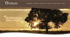 Desktop Screenshot of carvalhoadvogadosassociados.com
