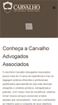 Mobile Screenshot of carvalhoadvogadosassociados.com